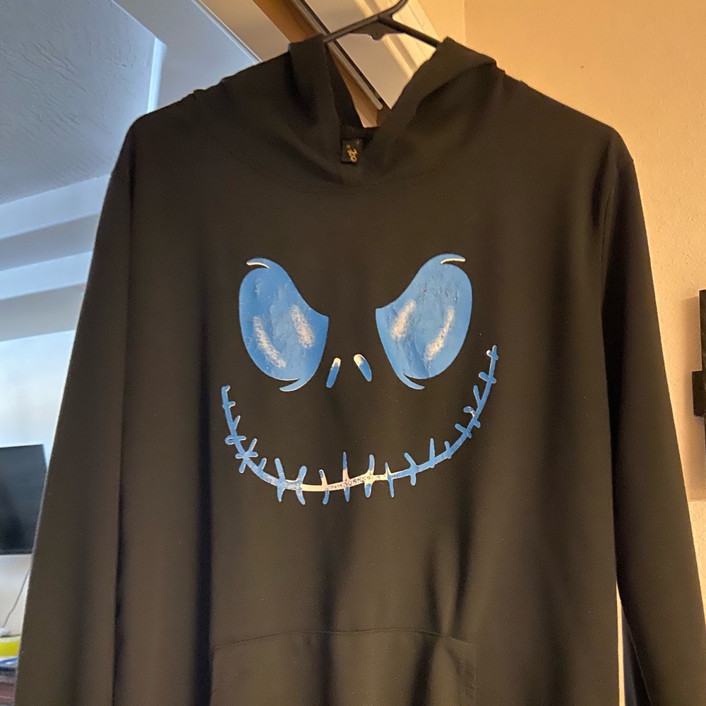 Large Jack Skellington Hooded pullover